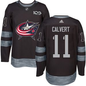 Kinder Columbus Blue Jackets Eishockey Trikot Matt Calvert #11 Authentic Schwarz 1917-2017 100th Anniversary